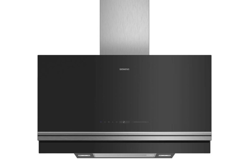 Siemens iQ700 Duvar Tipi Davlumbaz 90 cm Siyah Cam