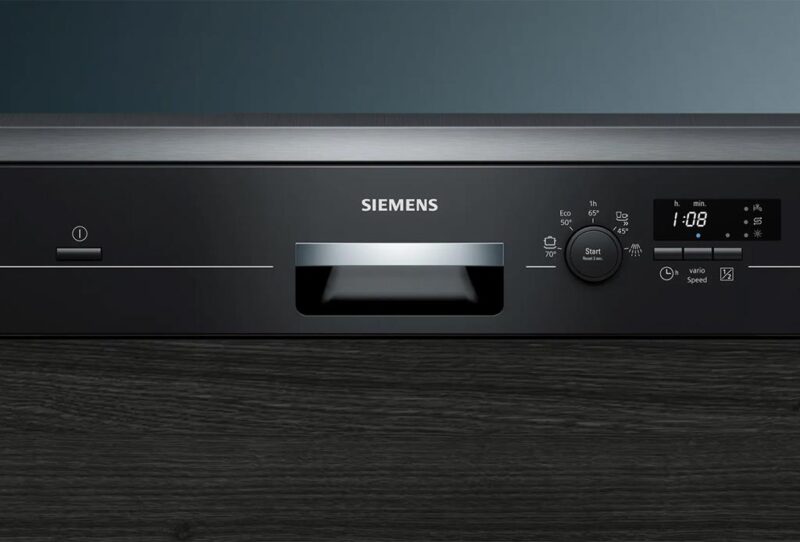 Siemens iQ100 Yarı Ankastre Bulaşık Makinesi 60 cm Siyah