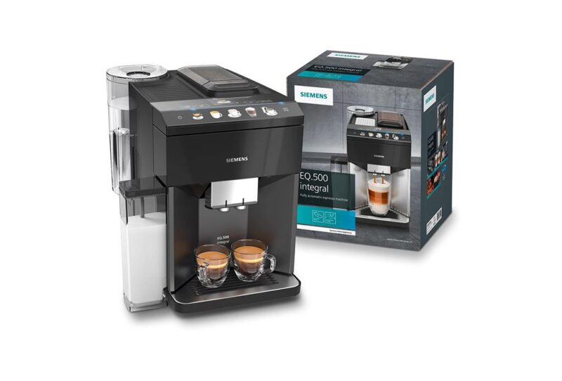 Siemens Tam Otomatik Kahve Makinesi EQ500 integral Sapphire black metallic