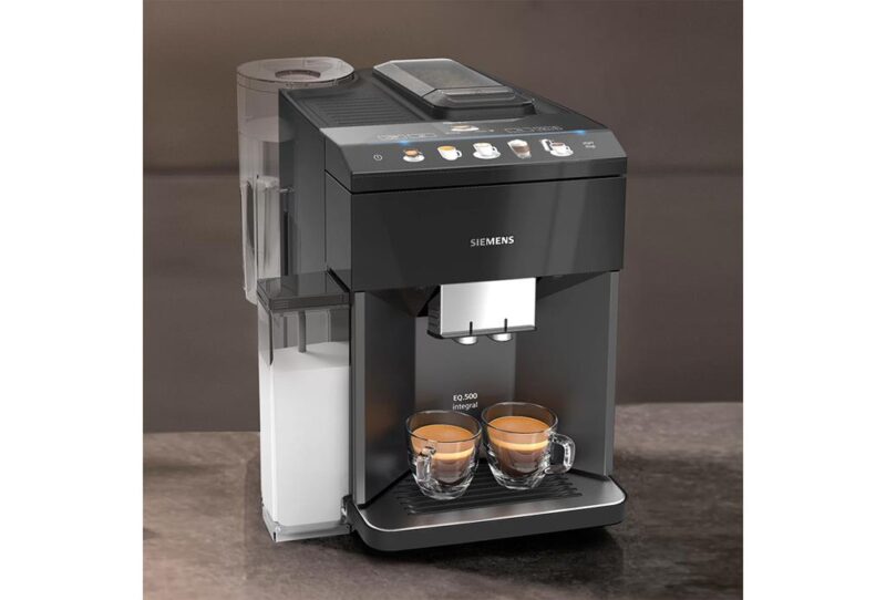 Siemens Tam Otomatik Kahve Makinesi EQ500 integral Sapphire black metallic