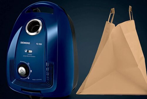 Siemens iQ300 Toz torbalı Süpürge Mavi