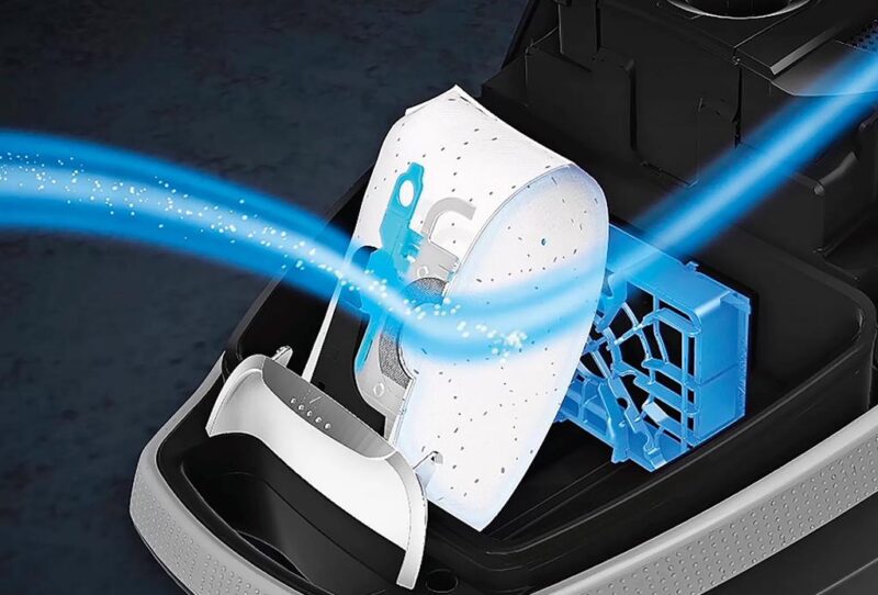 Siemens iQ300 Toz torbalı Süpürge Mavi