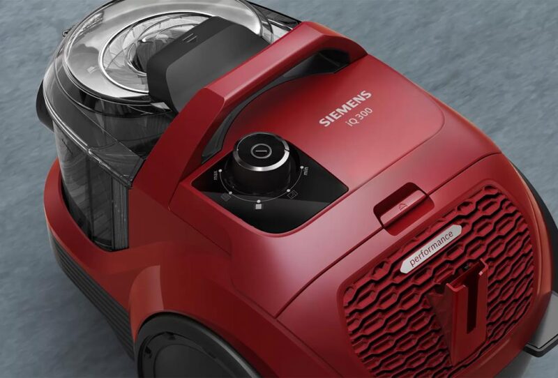 Siemens iQ300 Toz torbasız Süpürge Kırmızı