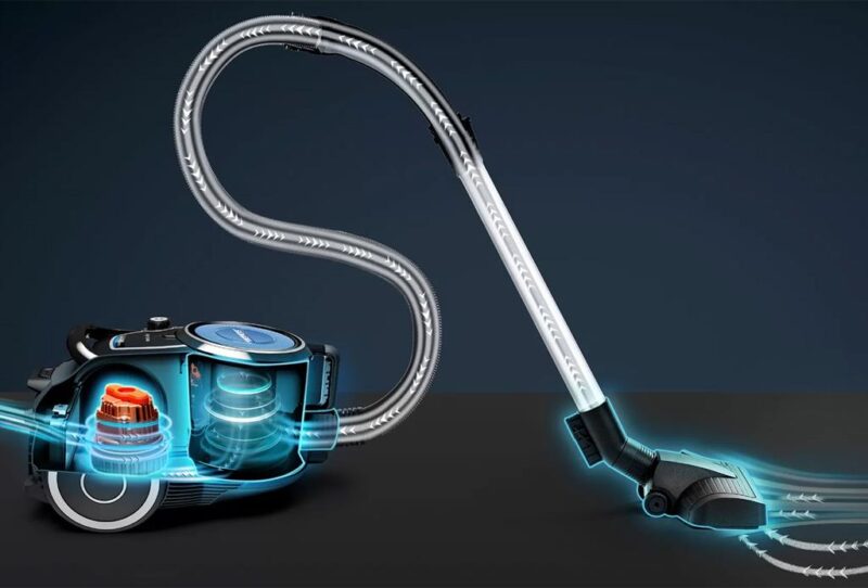 Siemens iQ500 Toz torbasız Süpürge Siyah