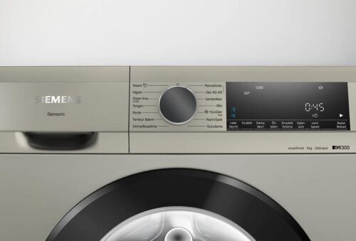 Siemens iQ300 Çamaşır Makinesi 9 kg 1200 dev./dak., Gümüş