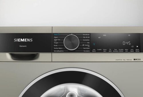 Siemens iQ300 Çamaşır Makinesi 9 kg 1400 dev./dak., Gümüş