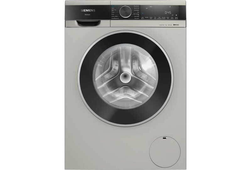 Siemens iQ300 Çamaşır Makinesi 9 kg 1400 dev./dak., Gümüş