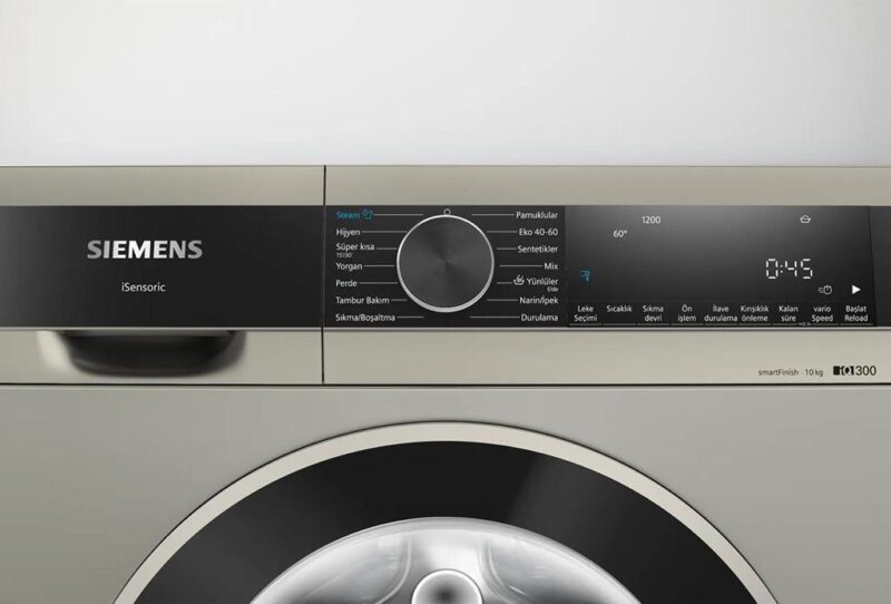 Siemens iQ300 Çamaşır Makinesi 10 kg 1200 dev./dak., Gümüş