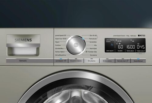 Siemens iQ700 Çamaşır Makinesi 10 kg 1600 dev./dak., Gümüş