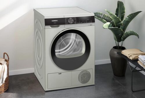 Siemens iQ300 Isı Pompalı Kurutma Makinesi 9 kg Gümüş