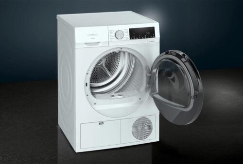 Siemens iQ500 Isı Pompalı Kurutma Makinesi 9 kg Gümüş