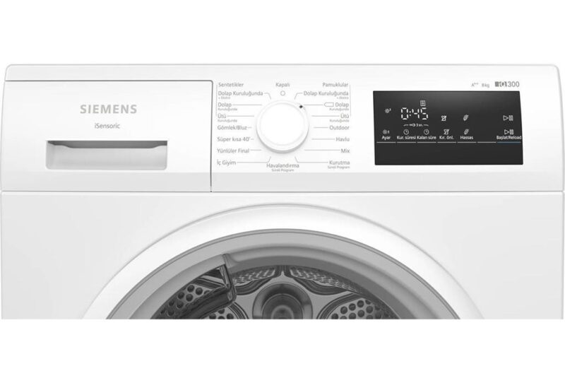 Siemens iQ300 Isı Pompalı Kurutma Makinesi 8 kg