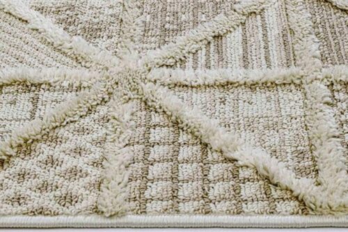 Öğretmenler Halı Dekorenti Step 2201 Krem