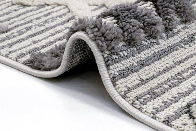 Öğretmenler Halı Dekorenti Step 2205 Gri