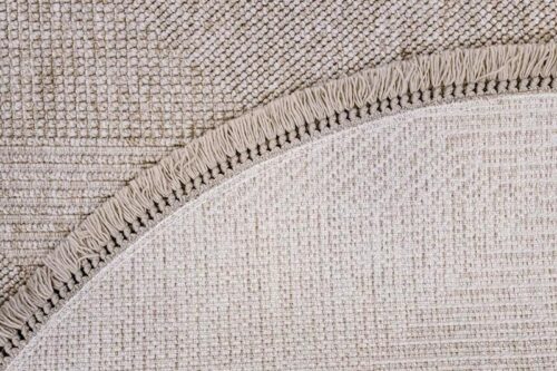 Öğretmenler Halı Dekorenti Vega 1455 Vizon Yuvarlak
