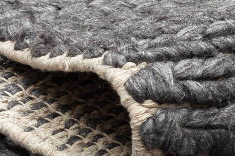 Öğretmenler Halı Jade Basket Weave Antrasit