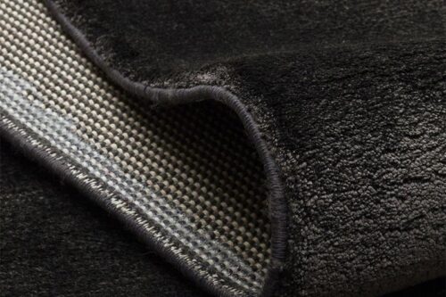 Öğretmenler Halı Velvet Plain Charcoal