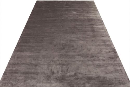 Öğretmenler Halı Velvet Plain Koyu Gri