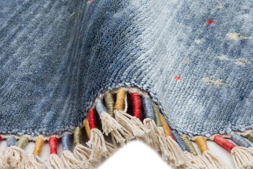 Öğretmenler Halı Zara 06 Yuvarlak Blue