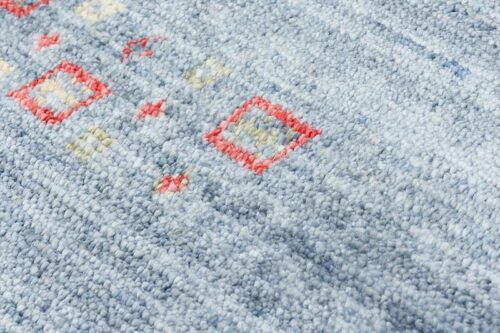 Öğretmenler Halı Zara 06 Yuvarlak Blue