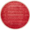 Öğretmenler Halı Zara 06 Yuvarlak Red