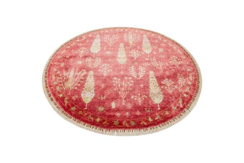 Öğretmenler Halı Zara 08 Red Autumn Yuvarlak