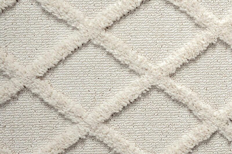 Öğretmenler Halı - EMP Bilbao Winter White Modern İskandinav Saçaklı