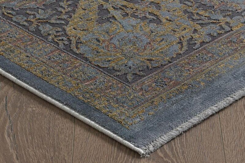 Öğretmenler Halı - EMP Gordion Gris Kendinden Saçaklı Modern