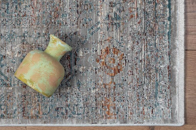 Öğretmenler Halı - EMP Heritage Renda Kendinden Saçaklı Modern Klasik Eskitme