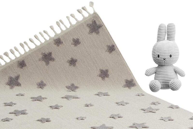 Öğretmenler Halı - EMP Kids Starry Antialerjik Yıldız Figürlü Bebek Odası Halısı