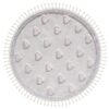 Öğretmenler Halı - EMP Kids White Cloud Daire Yuvarlak Çocuk Takma Saçaklı Çocuk Halısı