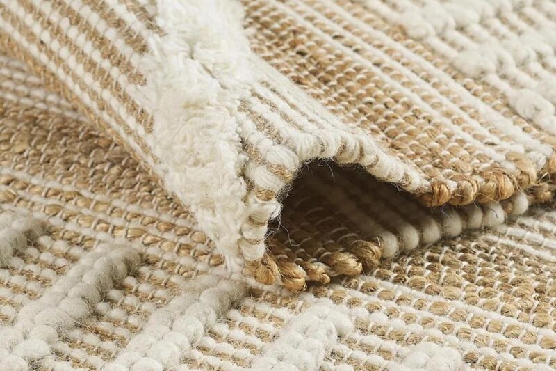 Öğretmenler Halı - EMP Navi Natural Jüt El Dokuması Hasır Halı