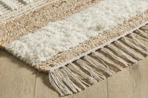 Öğretmenler Halı - EMP Navi Natural Jüt El Dokuması Hasır Halı