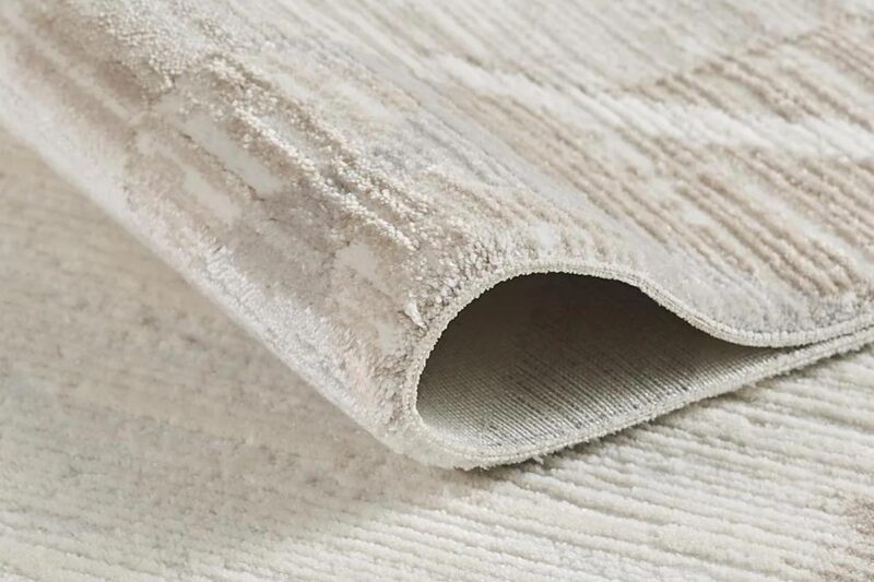 Öğretmenler Halı - EMP Nera Sandstone Takma Saçaklı Modern Salon Halısı