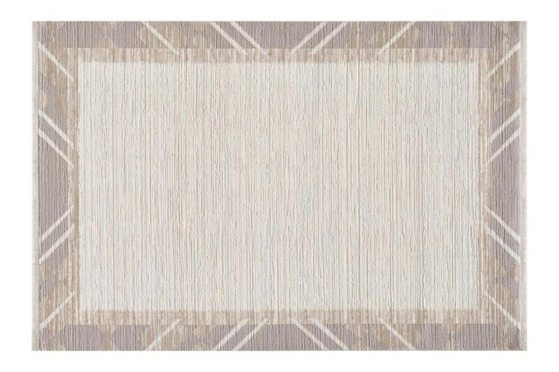 Öğretmenler Halı - EMP Nera Sandstone Takma Saçaklı Modern Salon Halısı