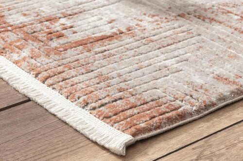 Öğretmenler Halı - EMP Pena Macaroon Geometrik Desenli Modern Halı