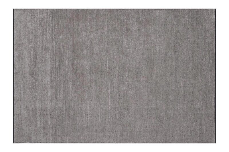 Öğretmenler Halı - EMP Sarah Moon Grey Şönil Toz Vermeyen Kendinden Saçaklı Halı