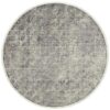 Öğretmenler Halı - EMP Soho Grain Geometrik Desenli Yuvarlak Modern Halı
