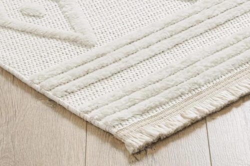 Öğretmenler Halı - EMP Shibori Aztec Kaymaz Tabanlı Antialerjik Halı