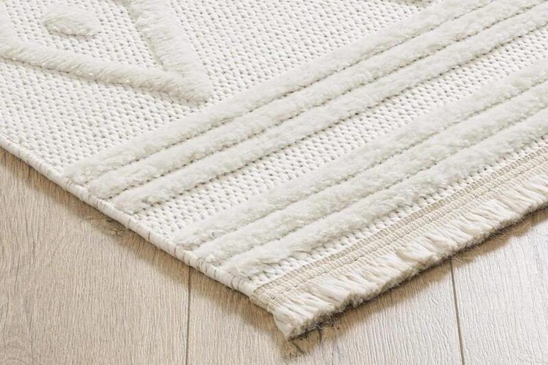 Öğretmenler Halı - EMP Shibori Aztec Kaymaz Tabanlı Antialerjik Halı
