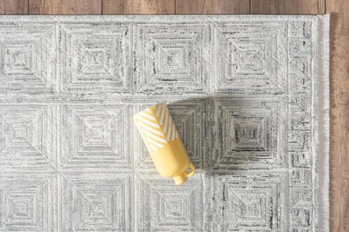 Öğretmenler Halı - EMP Terra Lichen Modern Geometrik Oturma Odası Halısı
