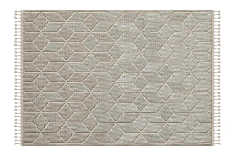 Öğretmenler Halı - EMP Verona Grid Bukleli Modern Toz Vermeyen Halı