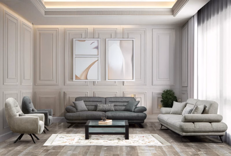 Cıty Maxi Koltuk Takımı (3+3+1+1)