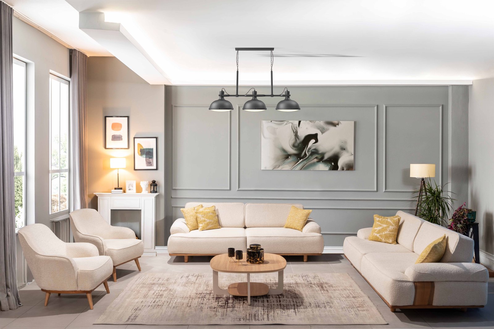 Açelya Maxi Koltuk Takımı (3+3+1+1) Açelya Maxi Koltuk Takımı (3+3+1+1)