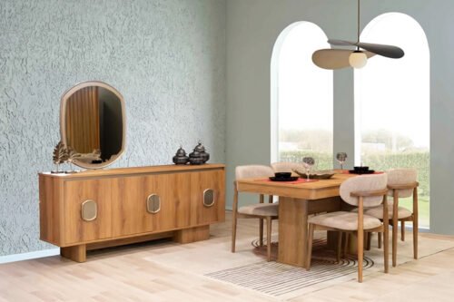 Öykü Yemek Odası Takımı (Ceviz)