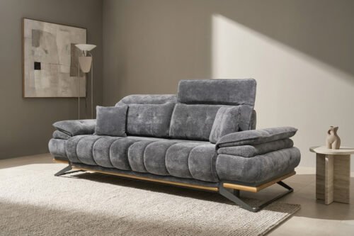 Lüx Bianca Üçlü Koltuk