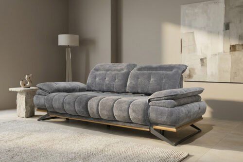 Lüx Bianca Üçlü Koltuk