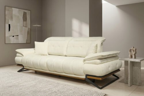 Lüx Bianca Üçlü Koltuk