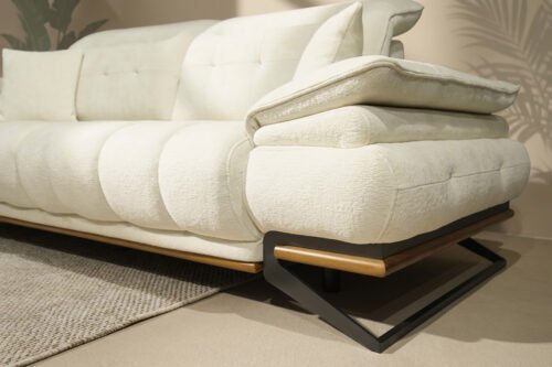 Lüx Bianca Üçlü Koltuk